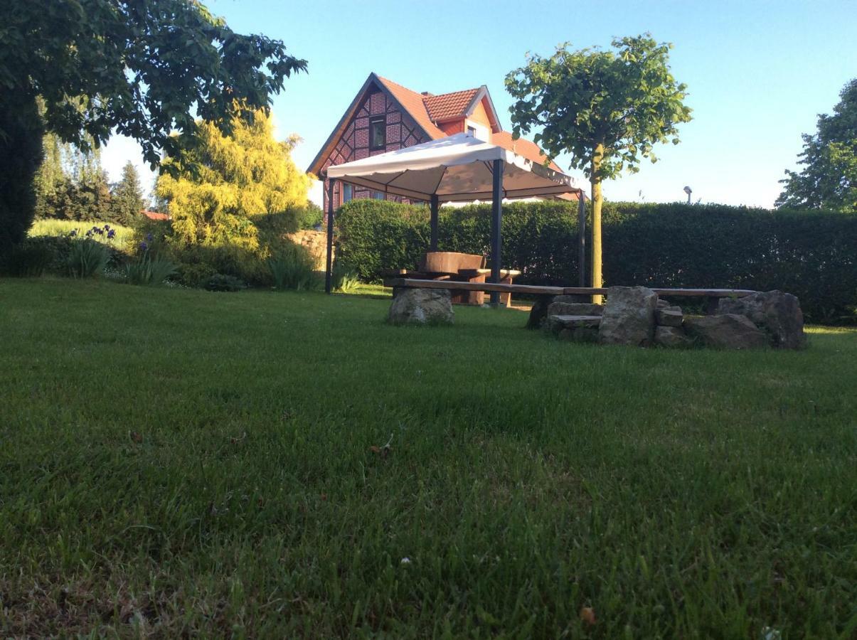 Ferienwohnung Am Reinhardswald -Buchenzweig- Trendelburg Dış mekan fotoğraf